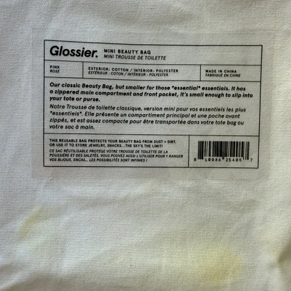 NWT Glossier Mini Beauty Bag - Picture 4 of 5